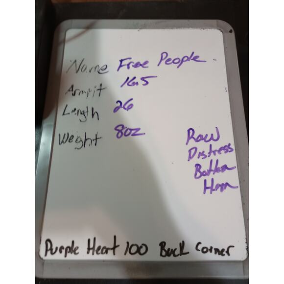 Free People Tank Top Womens Small Red Orange Floral Boho Raw Distress Hem Rayon - Picture 7 of 7